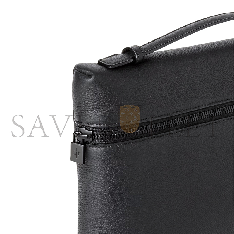 LORO PIANA EXTRA POUCH L29 GRAINED CALFSKIN FAN9085 (29*17*5cm)